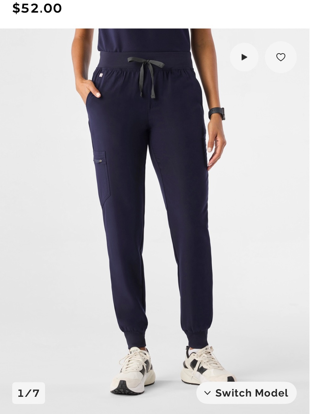 Navy Figs Zamora Jogger Scrub Pants